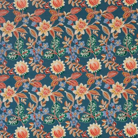 Prestigious Textiles Sri Lanka Fabrics Kamala Fabric - Indigo - 4007/705