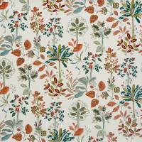 Tree of Life Fabric - Tiger Lily