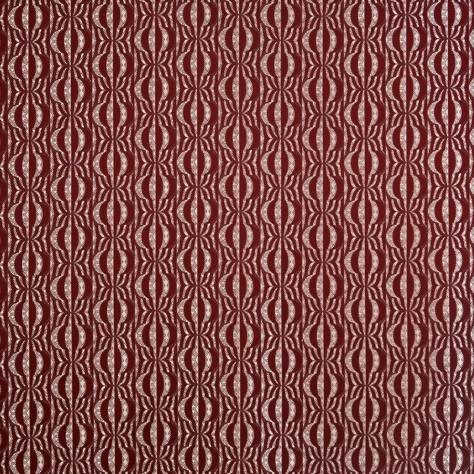 Prestigious Textiles Marrakesh Fabrics Latifah Fabric - Ruby - 4023/302