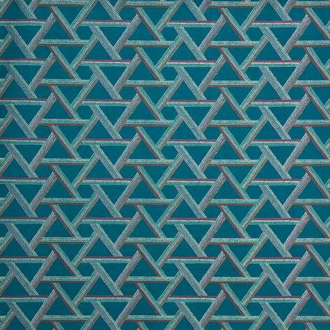 Prestigious Textiles Marrakesh Fabrics Medina Fabric - Peacock - 4024/788 - Image 1