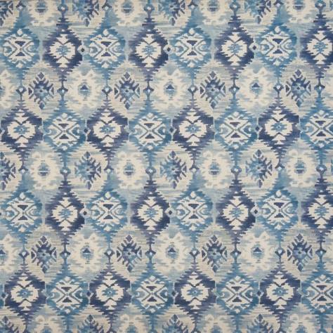 Prestigious Textiles Santorini Fabrics Mykonos Fabric - Cobalt - 8757/715 - Image 1