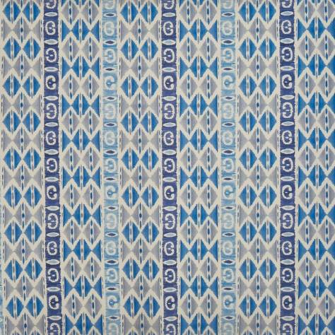 Prestigious Textiles Santorini Fabrics Rhodes Fabric - Cobalt - 8758/715