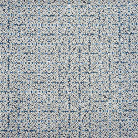 Prestigious Textiles Santorini Fabrics Skiathos Fabric - Cobalt - 8759/715