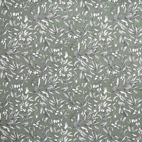 Prestigious Textiles New Forest Fabrics Aviary Fabric - Moss - 8765/634