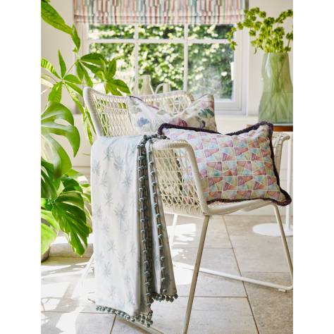 Prestigious Textiles Palm Springs Fabrics Little Palm Fabric - Bon Bon - 4047/448