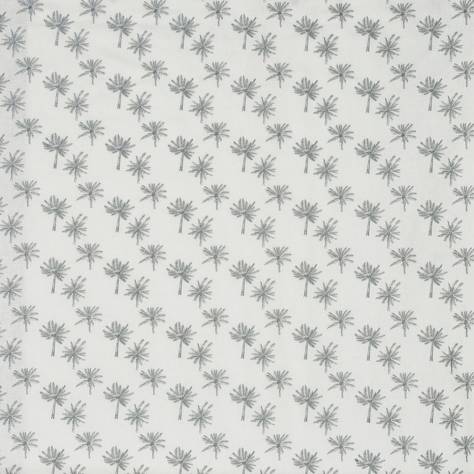 Prestigious Textiles Palm Springs Fabrics Little Palm Fabric - Silver - 4047/909 - Image 1