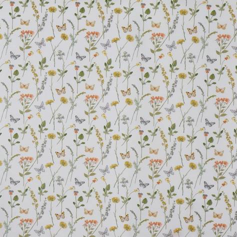Prestigious Textiles Vintage Fabrics Gracie Fabric - Buttercup - 8772/528 - Image 1