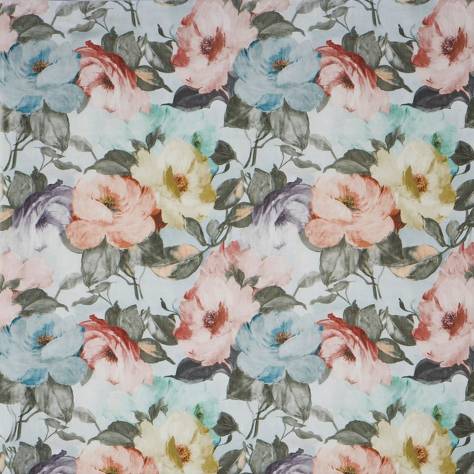 Prestigious Textiles Painted Canvas Fabrics Amelia Fabric - Seashell - 2812/411 - Image 1
