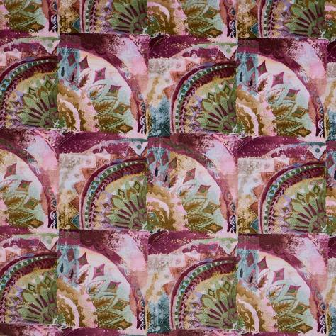Prestigious Textiles Painted Canvas Fabrics Rondel Fabric - Samba - 4058/288
