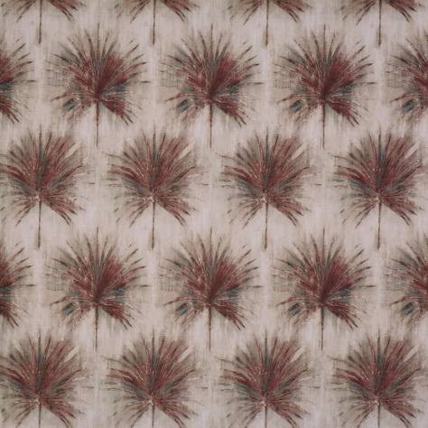 Prestigious Textiles Wilderness Fabrics Greenery Fabric - Clay - 4049/321
