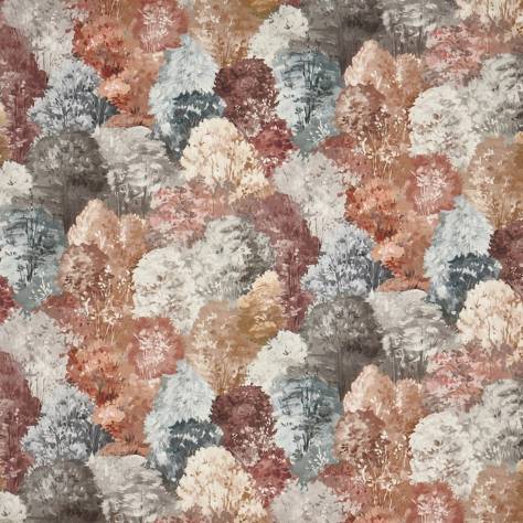 Prestigious Textiles Jasmine Fabrics Mori Fabric - Umber - 8791/460