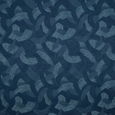 Prestigious Textiles Celeste Fabrics Sagittarius Fabric - Midnite - 4114/725