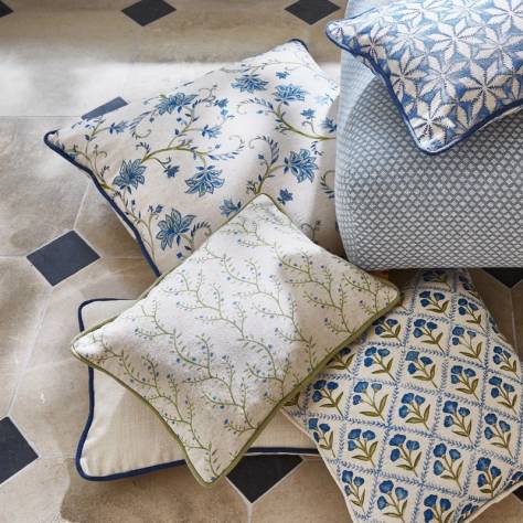 Prestigious Textiles Greenhouse Fabrics Hattie Fabric - Cornflower - 4107/518
