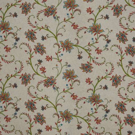 Prestigious Textiles Greenhouse Fabrics Kentwell Fabric - Poppy - 8805/340 - Image 1