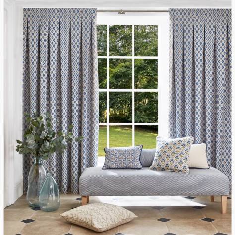 Prestigious Textiles Greenhouse Fabrics Stanbury Fabric - Cornflower - 8807/518 - Image 2