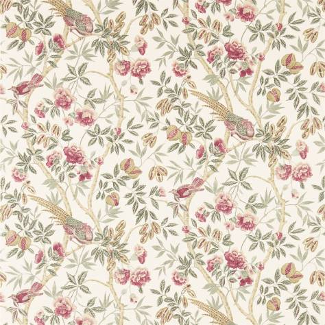 Sanderson Fabienne Prints & Weaves Fabrics Abbeville Fabric - Rose/Calico - DFAB223968 - Image 1