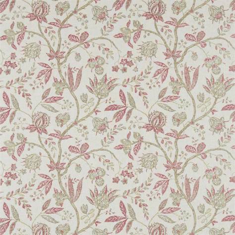 Sanderson Fabienne Prints & Weaves Fabrics Solaine Fabric - Russet/Cream - DFAB223975