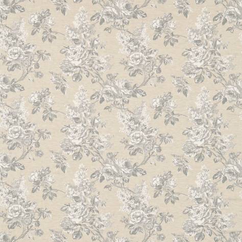 Sanderson Sorilla Damasks Fabrics Sorilla Damask Fabric - Silver/Linen - DSOR234346