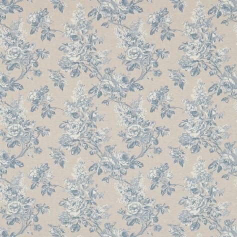 Sanderson Sorilla Damasks Fabrics Sorilla Damask Fabric - Delft/Linen - DSOR234348 - Image 1