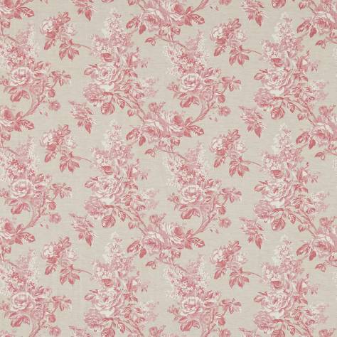 Sanderson Sorilla Damasks Fabrics Sorilla Damask Fabric - Rose/Linen - DSOR234352 - Image 1