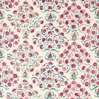 Ottoman Flowers Fabric - Cherry/Indigo
