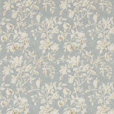 Sanderson Woodland Walk Prints & Embroideries Fabrics Magnolia and Pomegranate Fabric - Grey Blue/Parchment - DWOW225505 - Image 1