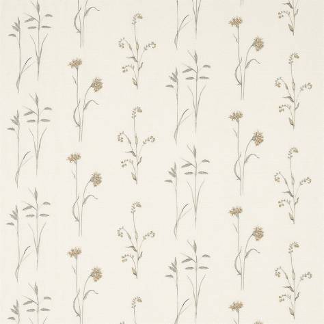 Sanderson Woodland Walk Prints & Embroideries Fabrics Meadow Grasses Fabric - Sage/Honey - DWOW235605