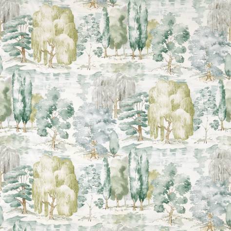 Sanderson Waterperry Prints & Embroideries Fabrics Waterperry Fabric - Mint - DWAP226266