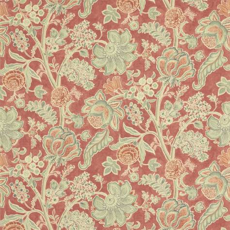 Sanderson Art of the Garden Fabrics Shalimar Fabric - Russet/Flint - DART226323