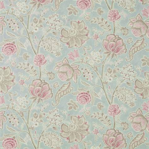 Sanderson Art of the Garden Fabrics Shalimar Fabric - Porcelain/Orchid - DART226324 - Image 1