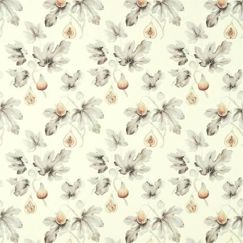 Sanderson Art of the Garden Fabrics Fig Harvest Fabric - Sepia/Grey - DART226326