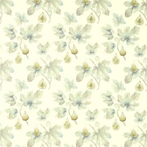 Sanderson Art of the Garden Fabrics Fig Harvest Fabric - Wedgewood/Chalk - DART226328 - Image 1