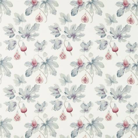 Sanderson Art of the Garden Fabrics Fig Harvest Fabric - Chalk/Orchid - DART226330