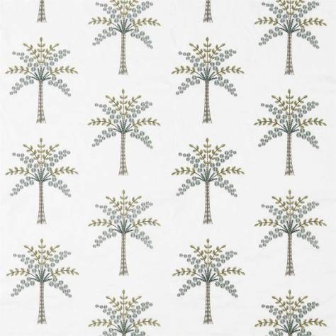 Sanderson Palm Grove Fabrics Palm Grove Fabric - Teal/Green - DPGR236323