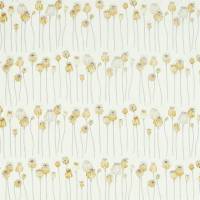 Poppy Pods Fabric - Sienna/Dove