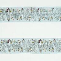 Pressed Flowers Fabric - Mist/Linden