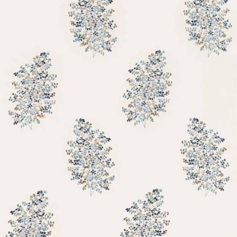 Sanderson Elysian Fabrics Wendell Embroidery Fabric - Indigo/Wedgwood - DYSI236720 - Image 1