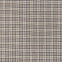 Fenton Check Fabric - Grey/Cinnamon
