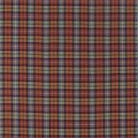Fenton Check Fabric - Russet/Amber