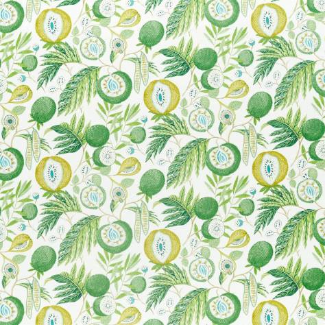 Sanderson Glasshouse Fabrics Jackfruit Fabric - Botanical Green - DGLA226559
