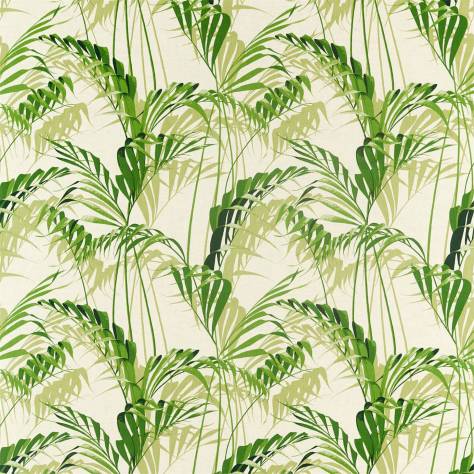 Sanderson Glasshouse Fabrics Palm House Fabric - Botanical Green - DGLA226567