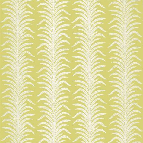 Sanderson Glasshouse Fabrics Tree Fern Weave Fabric - Lime - DGLA236766