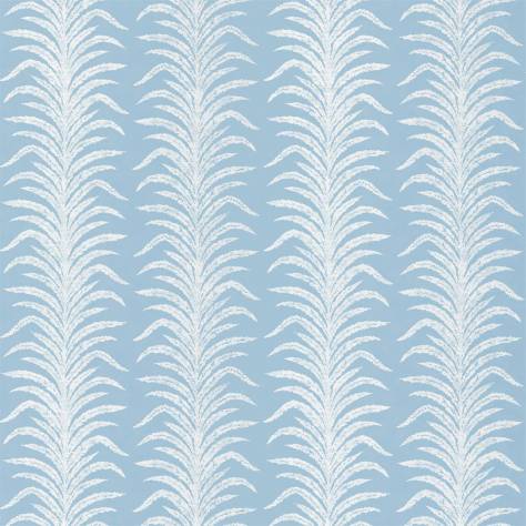 Sanderson Glasshouse Fabrics Tree Fern Weave Fabric - Crusoe Blue - DGLA236768 - Image 1