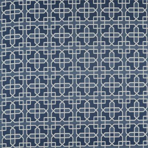 Sanderson Glasshouse Fabrics Hampton Weave Fabric - Indigo - DGLA236770 - Image 1