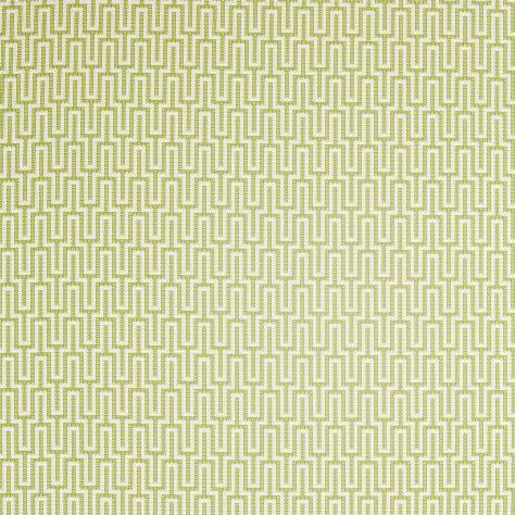 Sanderson Linnean Weaves Linnean Fabric - Lime - DLNC236785 - Image 1
