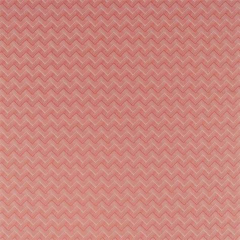 Sanderson Linnean Weaves Nelson Fabric - Bengal Red - DLNC236796