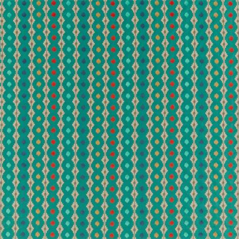 Sanderson Caspian Prints and Embroideries Mossi Fabric - Celeste - DCEF236888 - Image 1