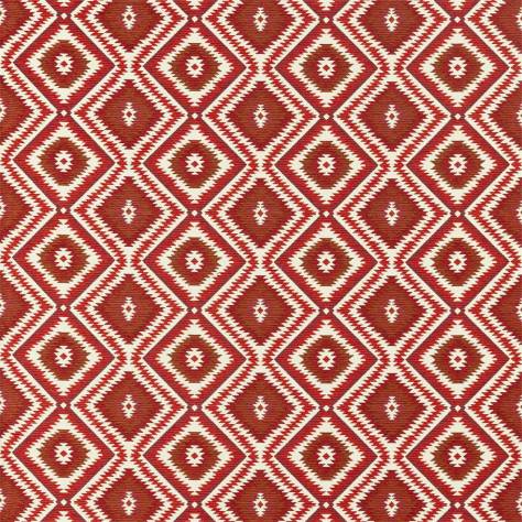 Sanderson Caspian Weaves Kelim Fabric - Madder - DCAC236914 - Image 1