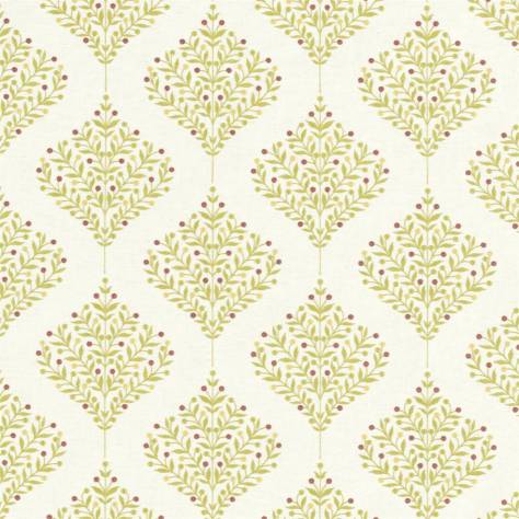 Sanderson A Celebration of the National Trust Orchard Tree Fabric - Lime - DNTF237185 - Image 1