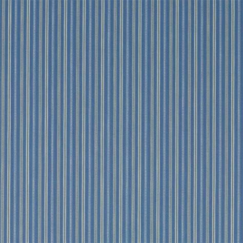 Sanderson Melford Weaves Fabrics Melford Stripe Fabric - Marine - DMWC237214
